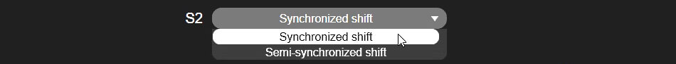 Change synchro mode