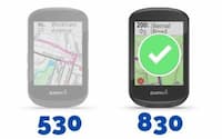 garmin edge 530 vs 830 830 mejor
